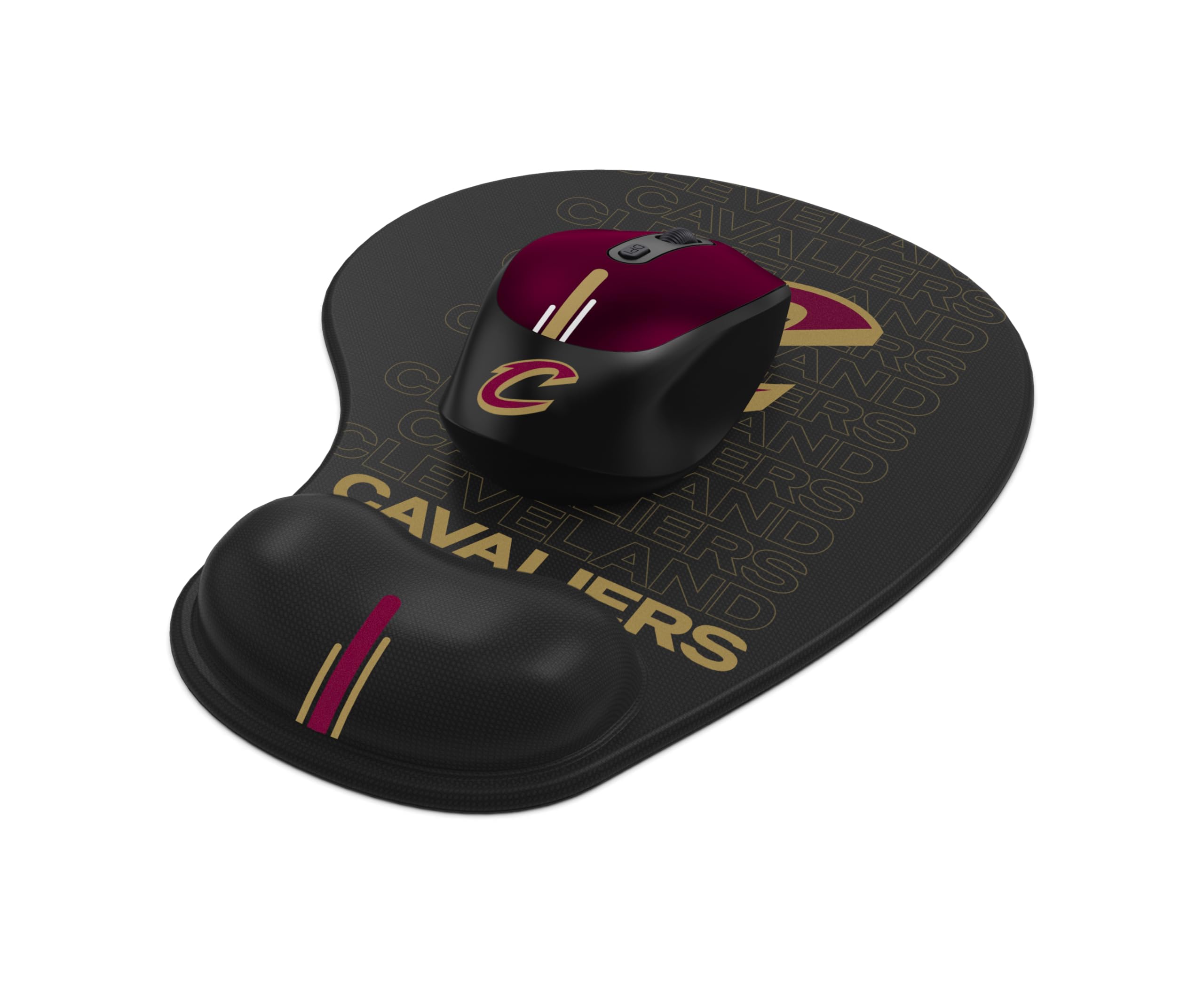 SOAR NBA Wireless Mouse and Mouse Pad Set - Ergonomic Gaming Mouse with RGB Lighting & Non-Slip Mouse Mat - Perfect for Basketball Fans, PC Gamers & Office Work
