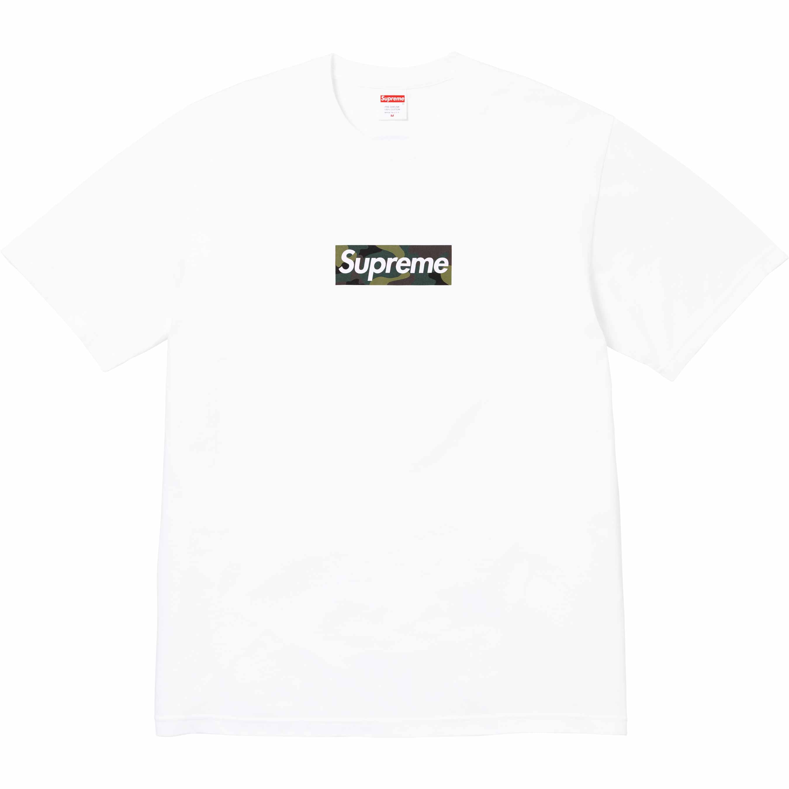 SUPREME 23FW Camouflage Box Logo T-Shirt - Streetwear Fashion for Men | Casual Wear & Urban Style Outfits