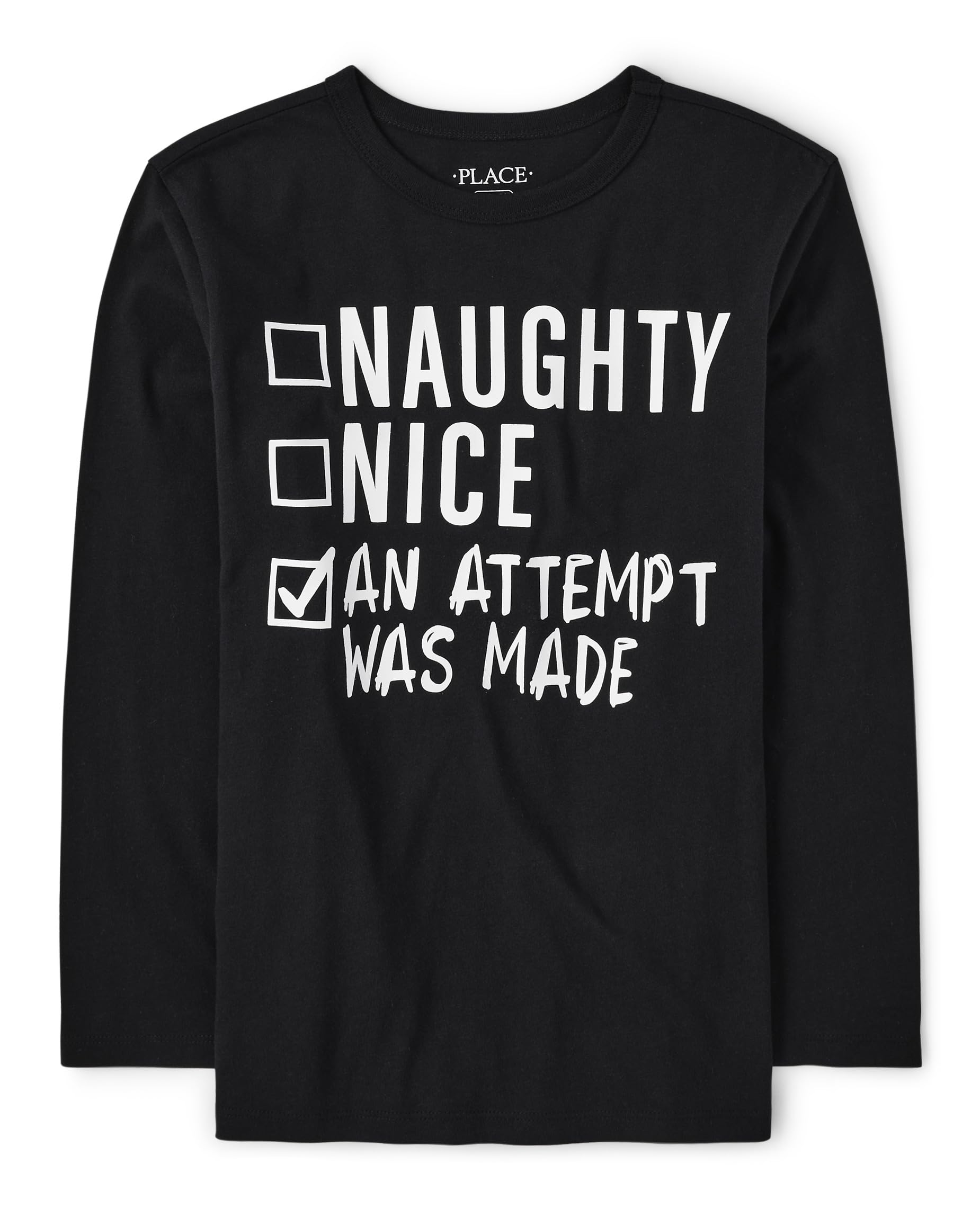 The Children's Place Boys' Holiday Long Sleeve Graphic T-Shirts - Festive Christmas, Halloween & Seasonal Designs for Kids' Parties & Family Gatherings
