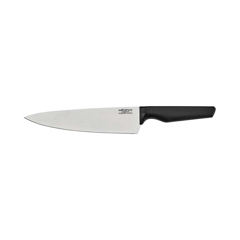 Staysharp 8-Inch Chef's Knife - Premium German Stainless Steel Kitchen Knife for Professional Chefs & Home Cooking - Perfect for Chopping, Slicing & Dicing Vegetables, Meat & Herbs