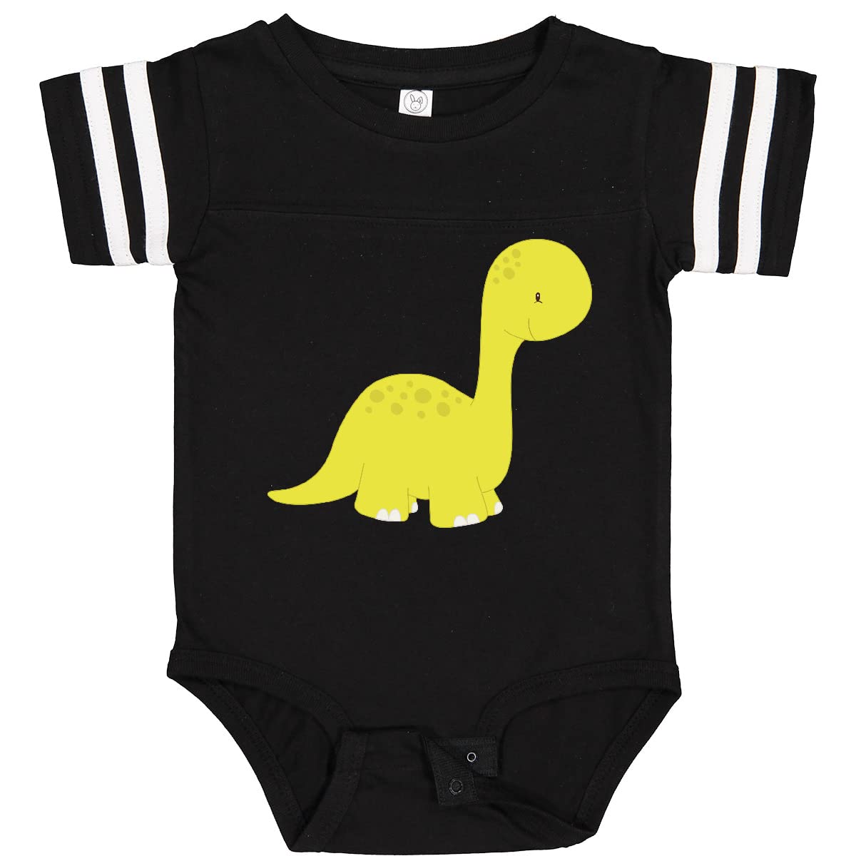 Inktastic Adorable Dinosaur Baby Bodysuit - Cute Dino & Brontosaurus Onesie for Infants | Perfect for Playtime, Photo Shoots & Gifts