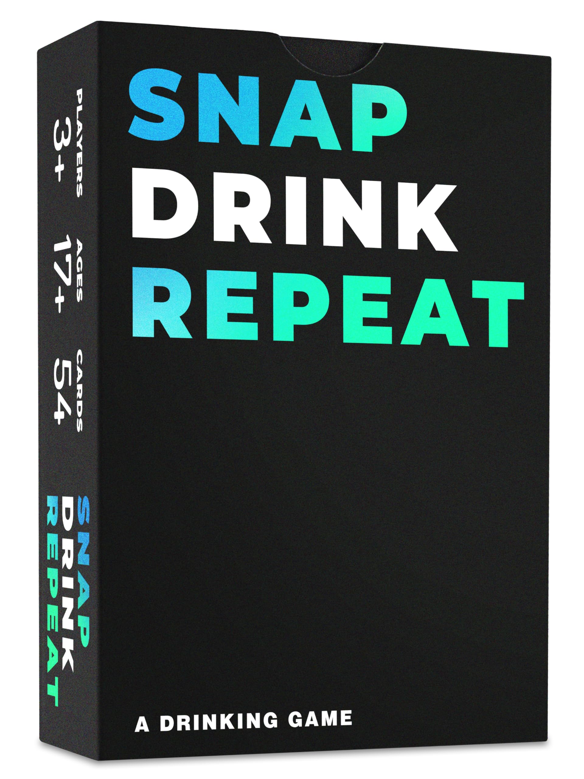 Ultimate Drinking Game for Adults - SNAP Drink Repeat Fun Party Card Game | Hilarious Bachelorette & Bachelor Party Games, College Drinking Games | Perfect for Parties, Game Nights & Social Gatherings