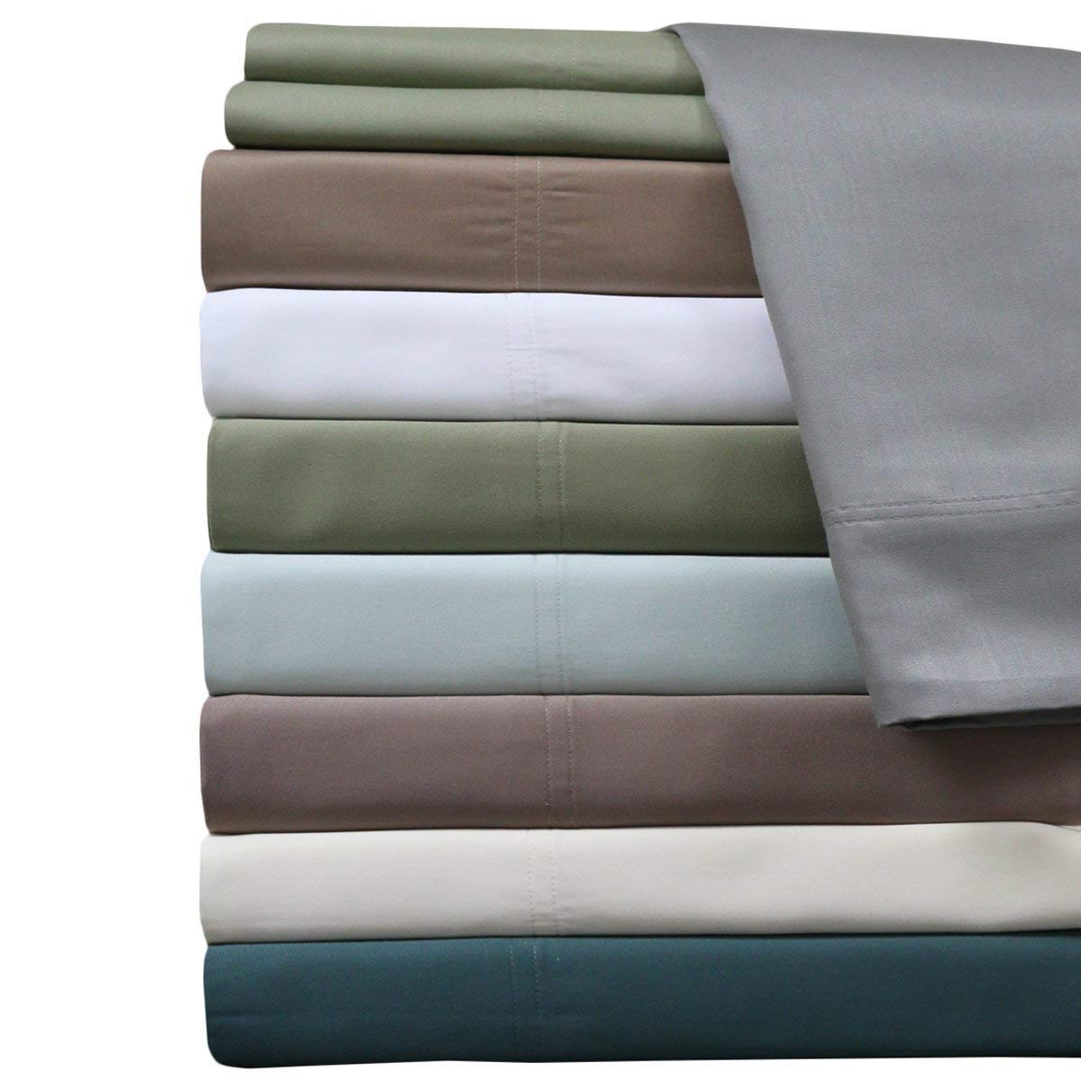 Royal Hotel Luxury Bamboo Viscose Pillowcase Set - 600 Thread Count Silky Soft King Size (2PC) - Eco-Friendly Bedding for Ultimate Comfort | Perfect for Hotels, Guest Rooms & Luxury Home Decor