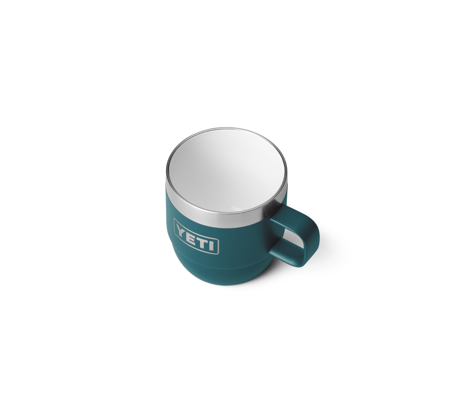 Rambler 6 oz Stackable Mugs (2 Pack) - Insulated Stainless Steel Camping Cups for Coffee, Tea & Outdoor Adventures - Perfect for Hiking, Picnics & Travel