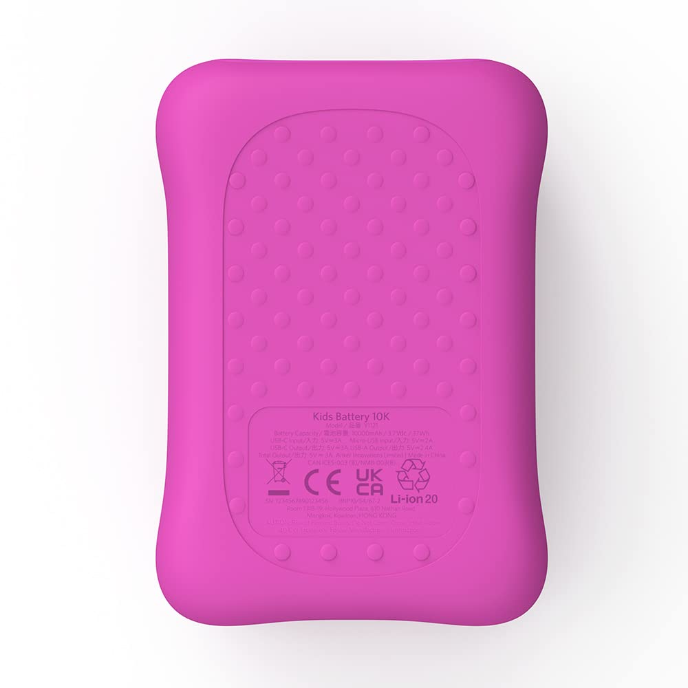 Portable Kids Charger for Amazon Fire Kids & Fire Kids Pro Tablets - Lightweight & Durable Power Bank for Travel, School, and Outdoor Adventures