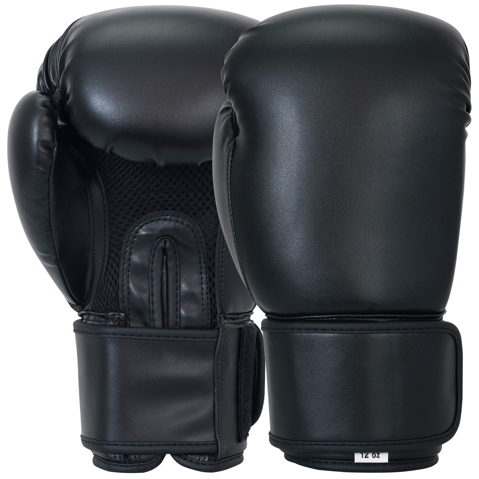Best Synthetic Leather Boxing Gloves for Men, Women & Kids - Breathable Mesh Palm Punching Mitts for Home Gym, Kickboxing & Sparring Training Gear