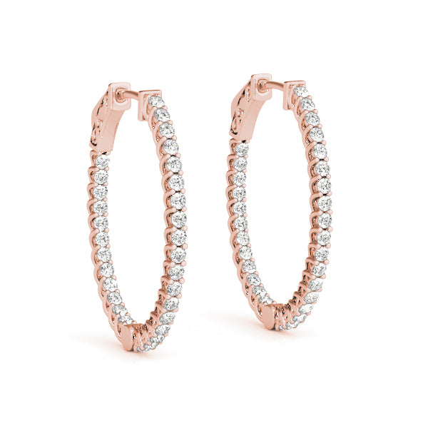 1.2 Inch Lucida Oval Hoop Earrings - Sterling Silver or Gold Plated (1/2 Pair) | Elegant Dangle Earrings for Women, Perfect for Parties, Weddings & Everyday Wear