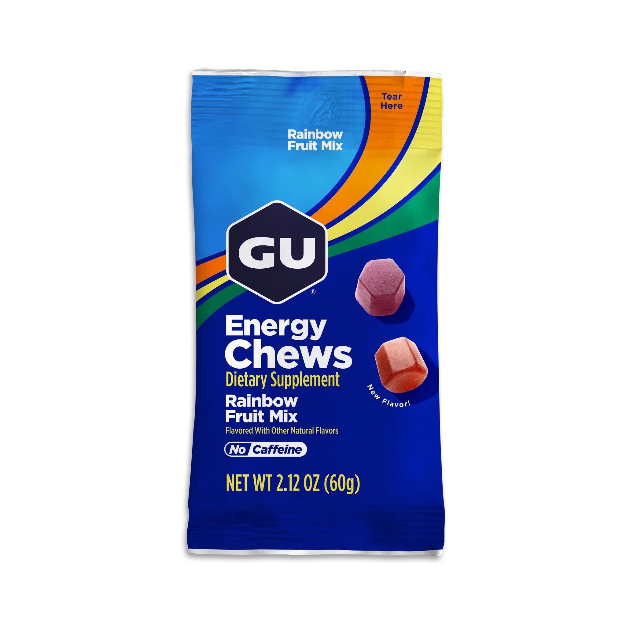Gu Energy Chews - Natural Energy Gels for Runners, Cyclists & Athletes - Boost Performance & Endurance - Great for Workouts, Marathons & Outdoor Activities