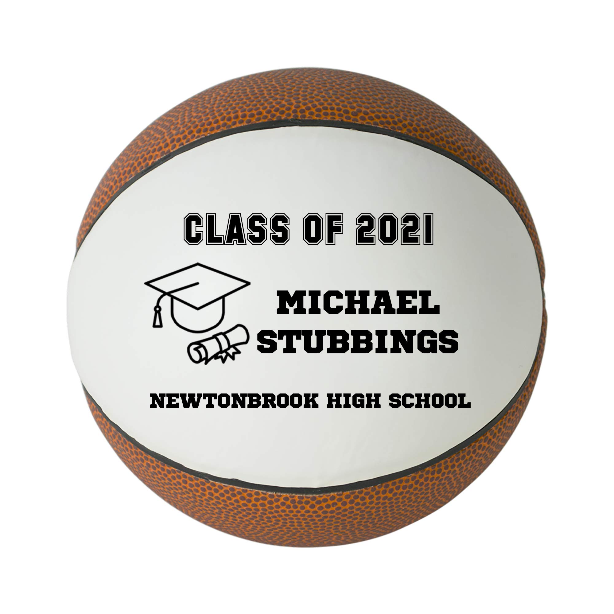 Custom Personalized 2023 Graduation Basketball - High School Senior Gift for Boys & Girls - Class of 2023 Commemorative Keepsake - Perfect for Graduation Parties, Senior Night & Memory Gifts