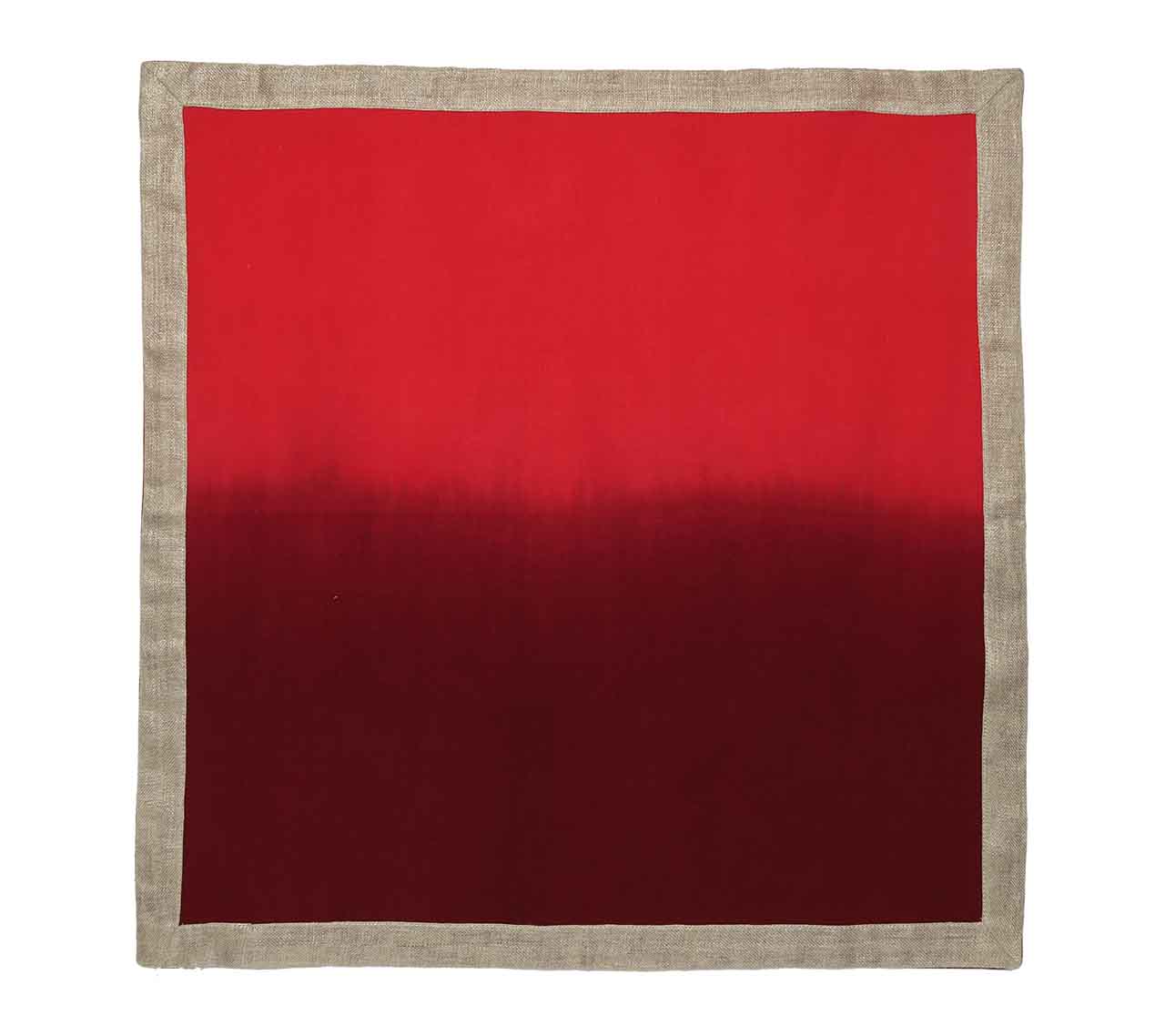 Elegant Dip Dye Napkins Set of 4 - Warm Earth Tones Cotton Table Linens for Dinner Parties & Home Decor