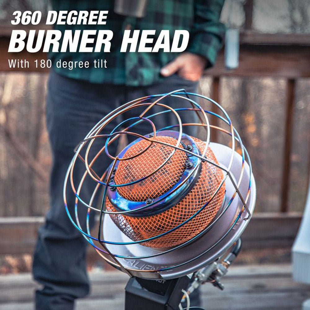 Mr. Heater F242540 45,000 BTU 540° Propane Tank Top Heater - Portable Outdoor Heater for Camping, Garage, Worksite & Patio Use
