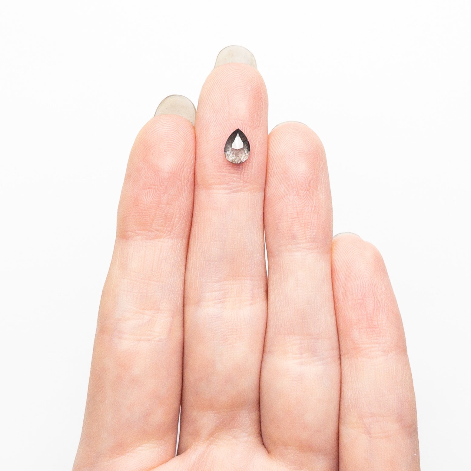 0.81ct Pear-Shaped Double Cut Diamond (6.58x4.81x3.18mm) - Perfect for Engagement Rings & Fine Jewelry Making