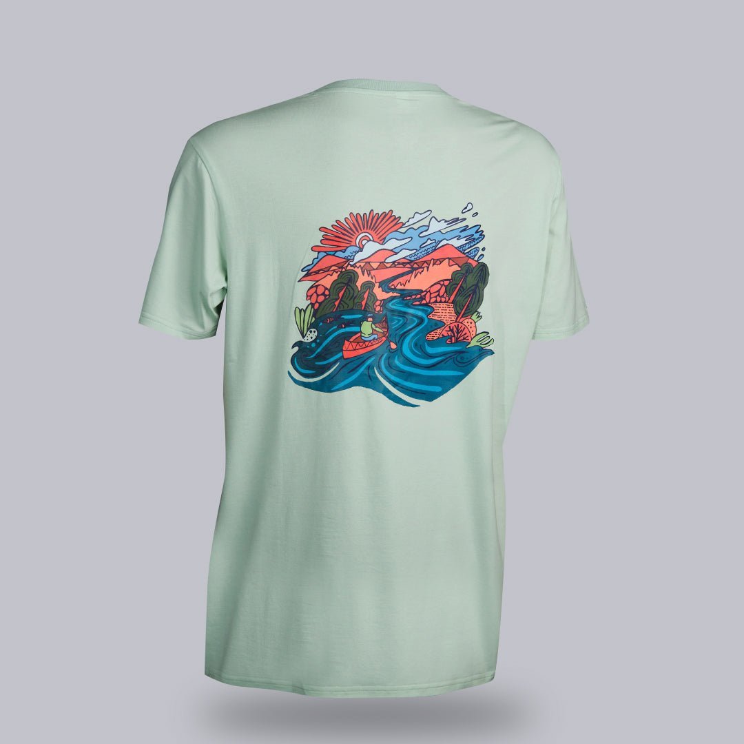 Savage River Men's Eco-Friendly T-Shirt - Soft Organic Cotton Casual Tee for Everyday Wear | Perfect for Workouts, Lounging & Outdoor Activities