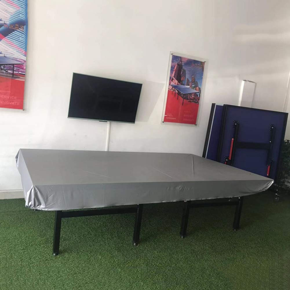 Waterproof Outdoor Ping Pong Table Cover - Dustproof Protective Cover for Indoor/Outdoor Fitness & Game Tables - Perfect for Backyard, Garage, or Club Use