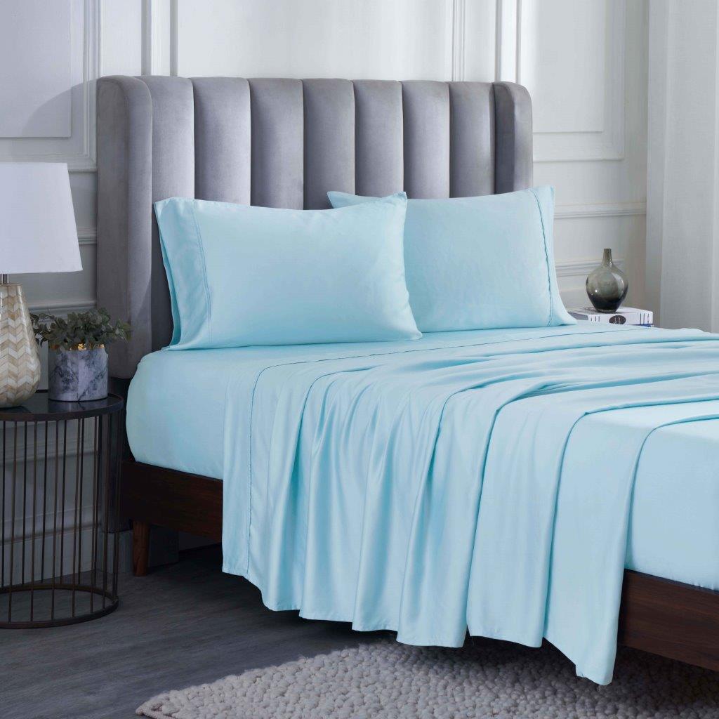 400 Thread Count Modal Beechwood Bed Sheet Set - Ultra Soft, Breathable & Deep Pocket Fitted - Perfect for Luxury Bedding & Comfortable Sleep