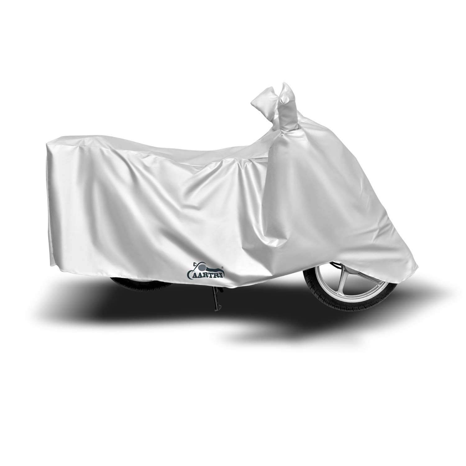 AARTRI Waterproof & Dustproof Full Bike Cover for Hero Pleasure Plus BS6 Scooter - Silver Matte Finish | Outdoor & Indoor Motorcycle Protection for Rain, Sun & Dust