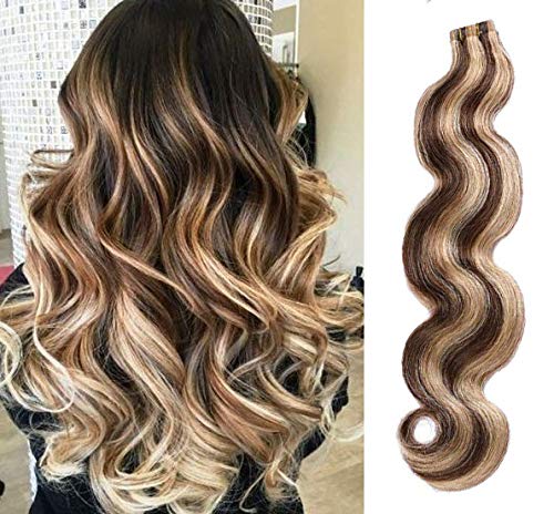 #4/27 (Chocolate Brown with Strawberry Blonde)