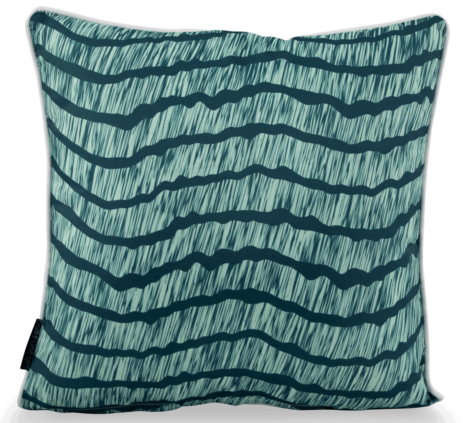 Bondi Midori 45 x 45 cm Decorative Throw Pillow with Piping - Perfect for Sofa, Bed & Home Decor