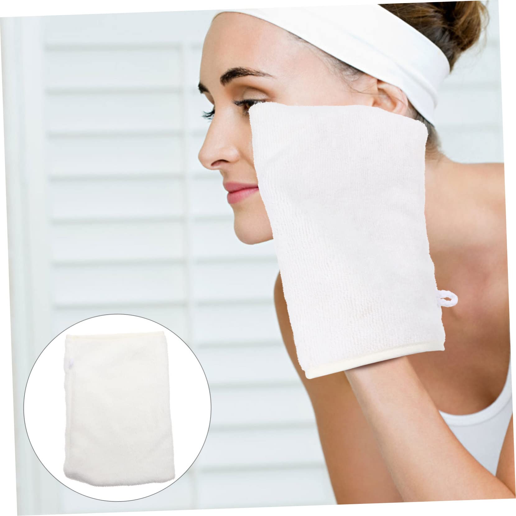 3Pcs Soft Face Cleansing Gloves - Gentle Makeup Remover & Exfoliator for Sensitive Skin | Bath & Shower Essential | Perfect for Daily Skincare Routine & Travel