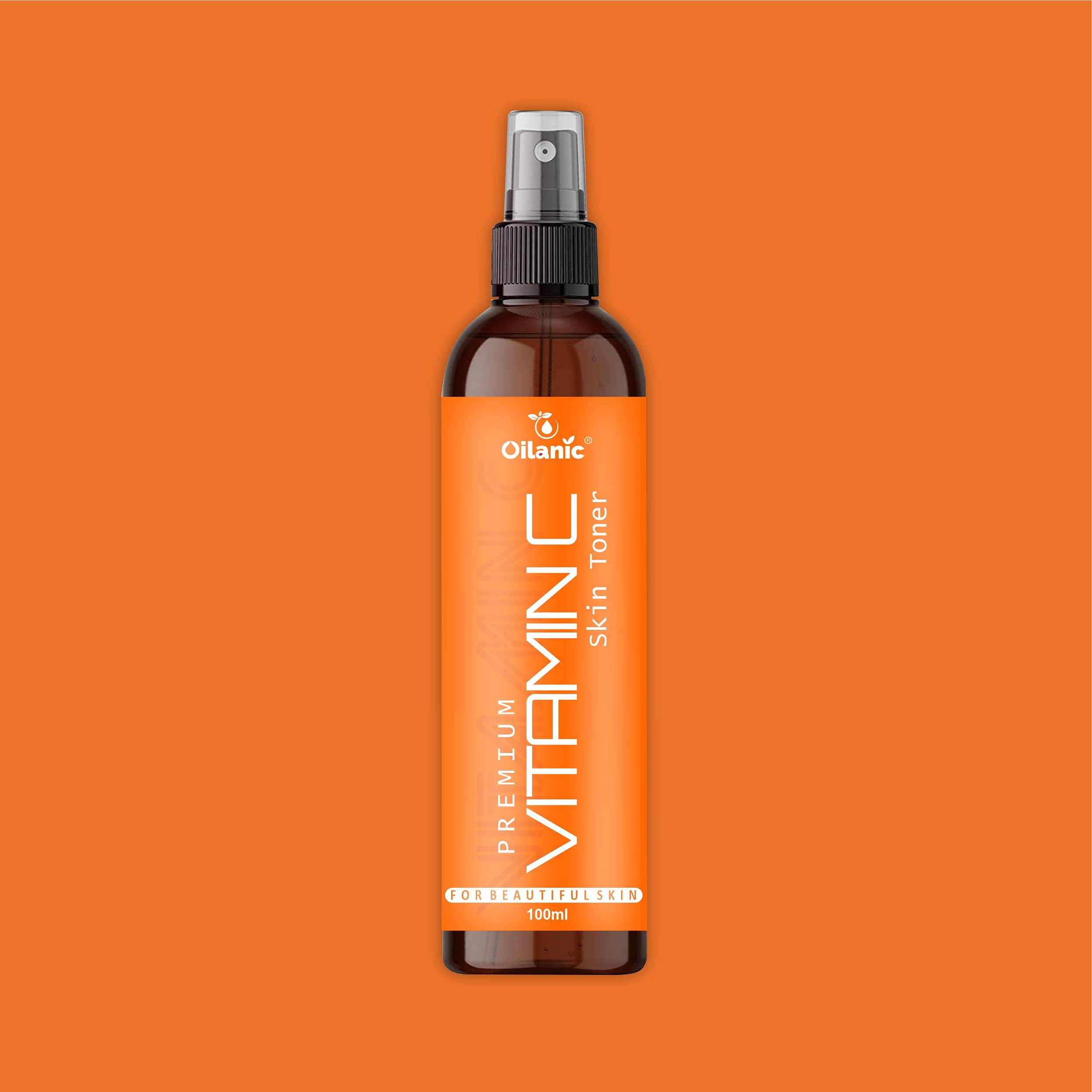 Oilanic Premium Vitamin C & Honey Face Toner for Men & Women - Hydrating, Brightening & Anti-Aging Skincare (2 x 100ml/3.4oz) - Perfect for Daily Routine, Travel & Gift Sets
