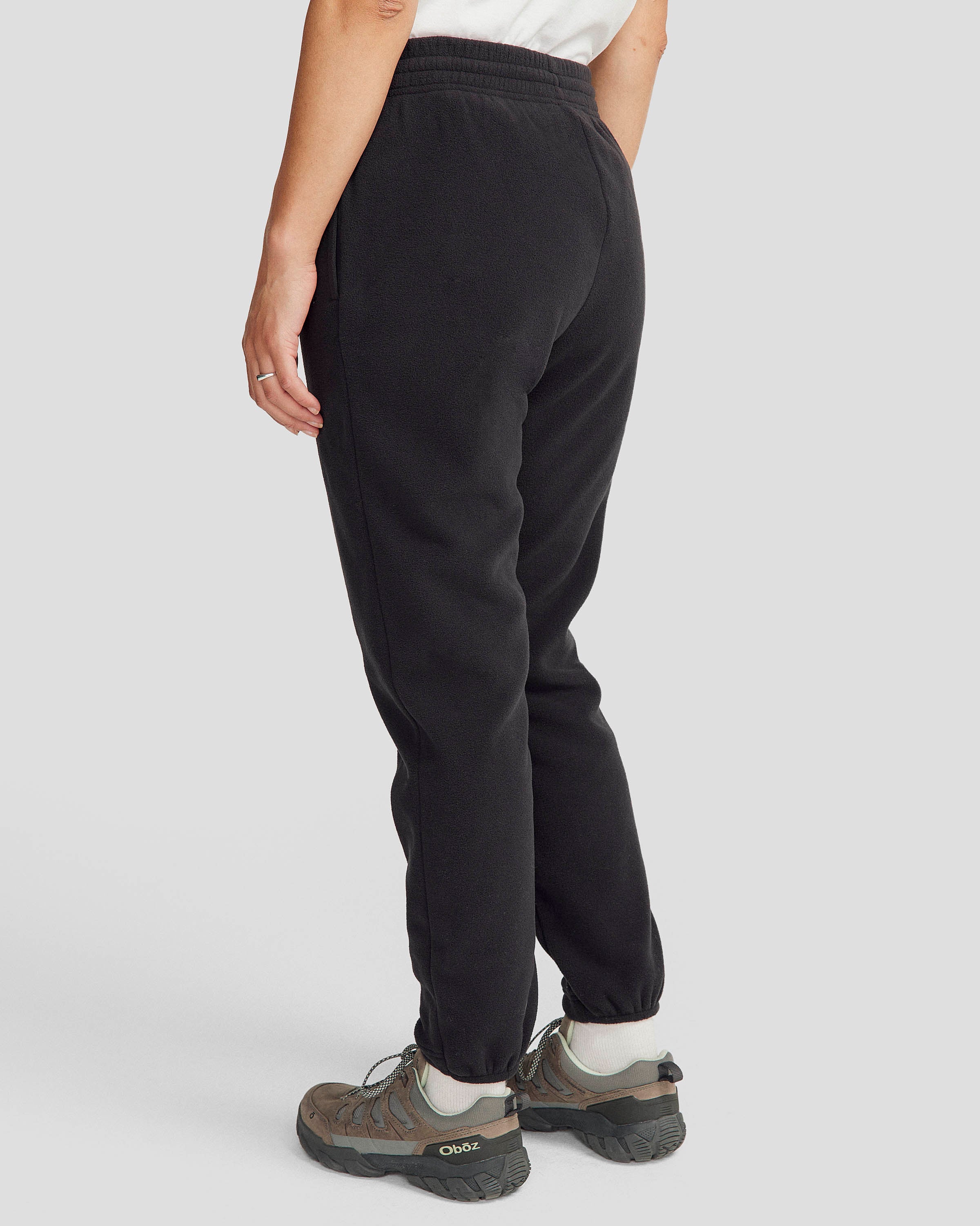 Women's Ridge 100 PrimaLoft® Bio Joggers - Black | Water-Resistant Fleece-Lined Running Pants for Outdoor Activities & Cold Weather