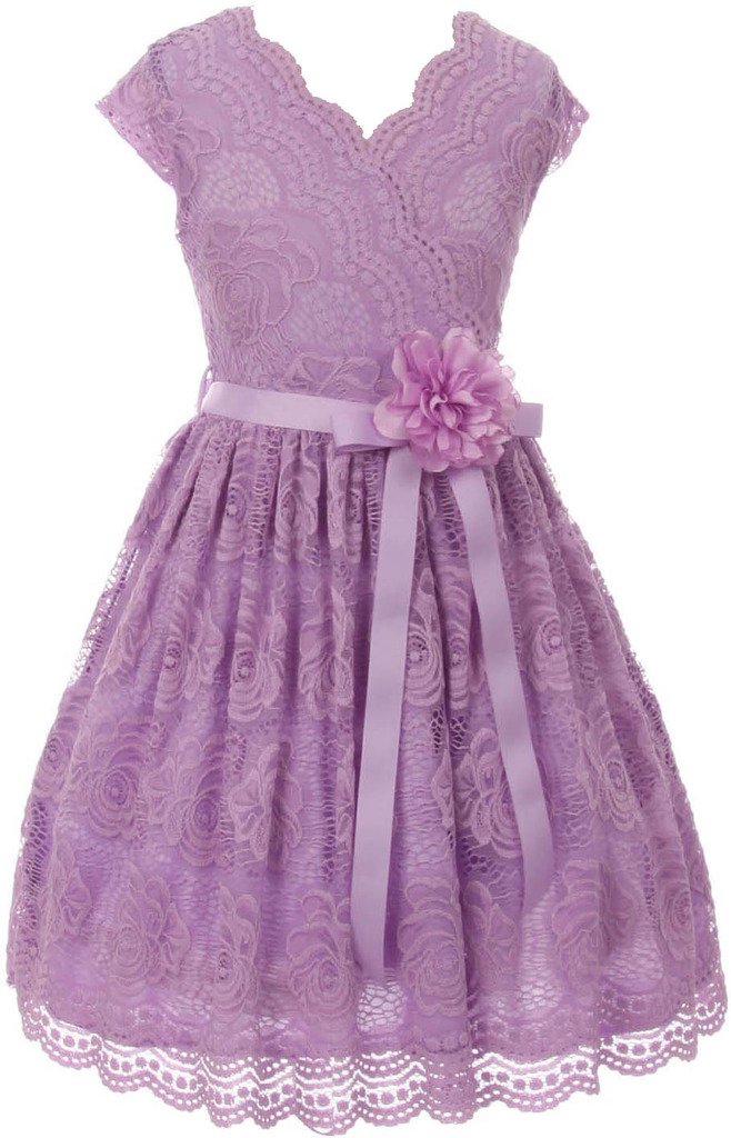 BNY Corner Flower Girl Dress - Elegant Casual Dress for Easter, Summer Pageant & Special Occasions - 11 Stylish Colors Available - Perfect for Weddings, Parties & Photo Shoots
