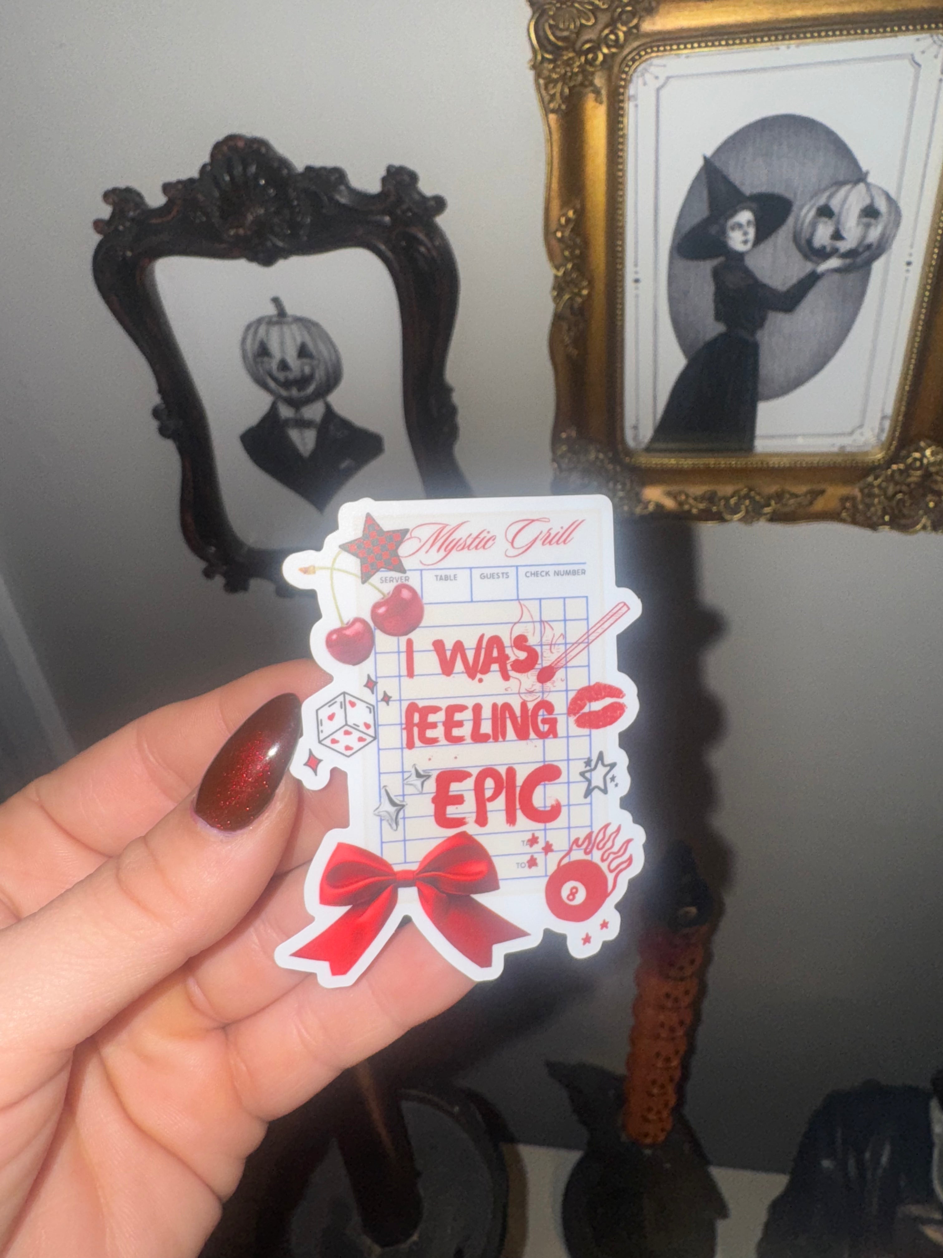 Epic Motivational Sticker - Inspirational Vinyl Decal for Laptops, Water Bottles & Notebooks - Perfect for DIY Crafts, Gifts & Office Decor