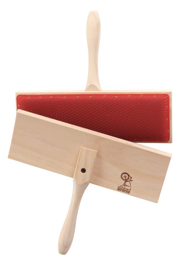 Ashford Superfine Hand Carders 190 PPSI - Premium Wool Carding Tools for Spinning, Felting & Fiber Arts - Perfect for Handmade Yarn, DIY Crafts & Textile Projects