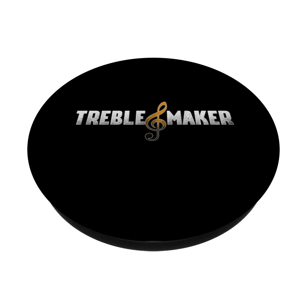 Treble Maker Musician Music PopSockets Swappable PopGrip - Perfect Gift for Instrument Players & Music Lovers - Ideal for Phones, Tablets & Music Accessories
