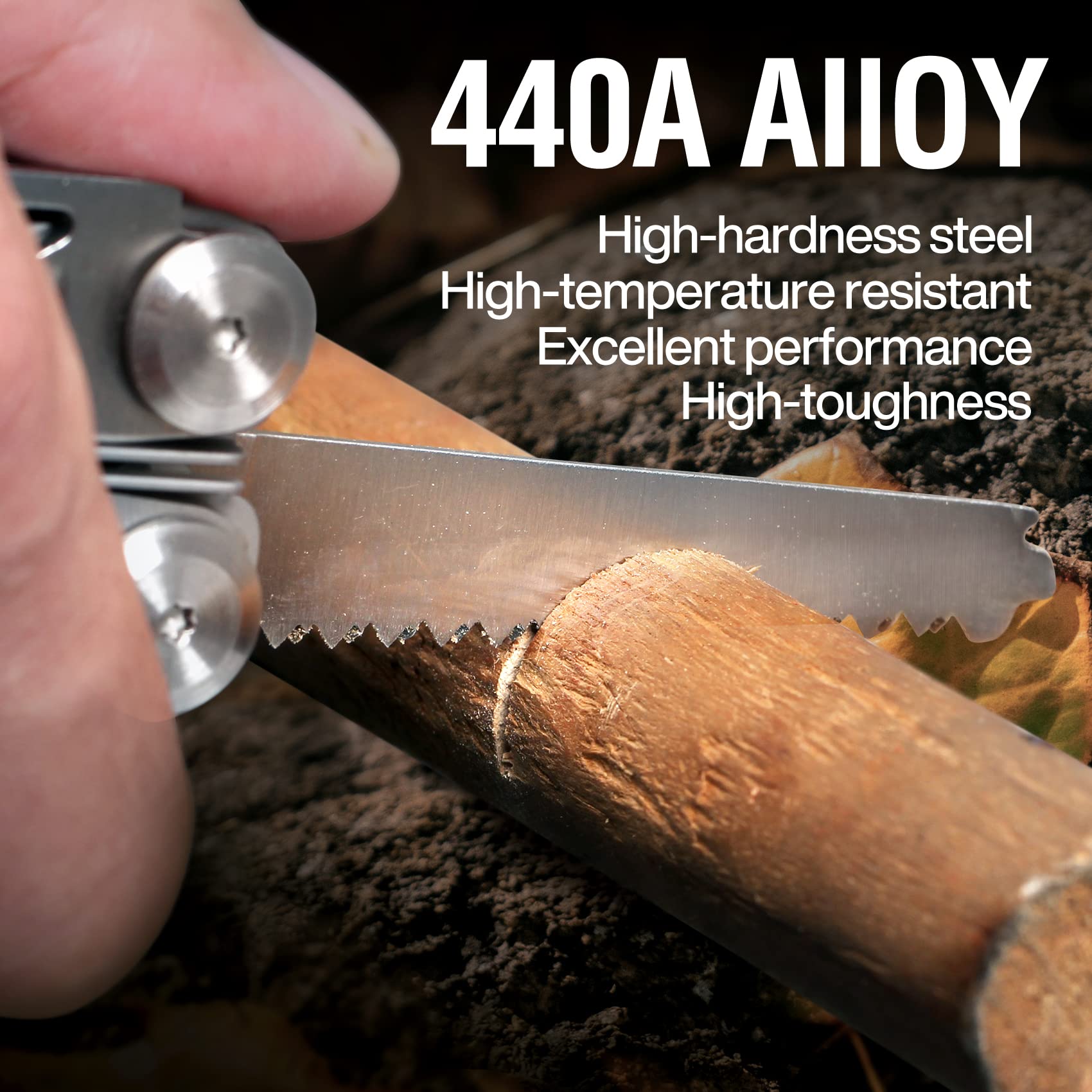 23-in-1 Military Multitool Knife with Premium Gift Box - Best Camping Survival Gear for Men, Fathers, Sons & Husbands - Multi-Function Screwdriver & Outdoor Utility Tool for Hiking, Hunting & Emergency Preparedness