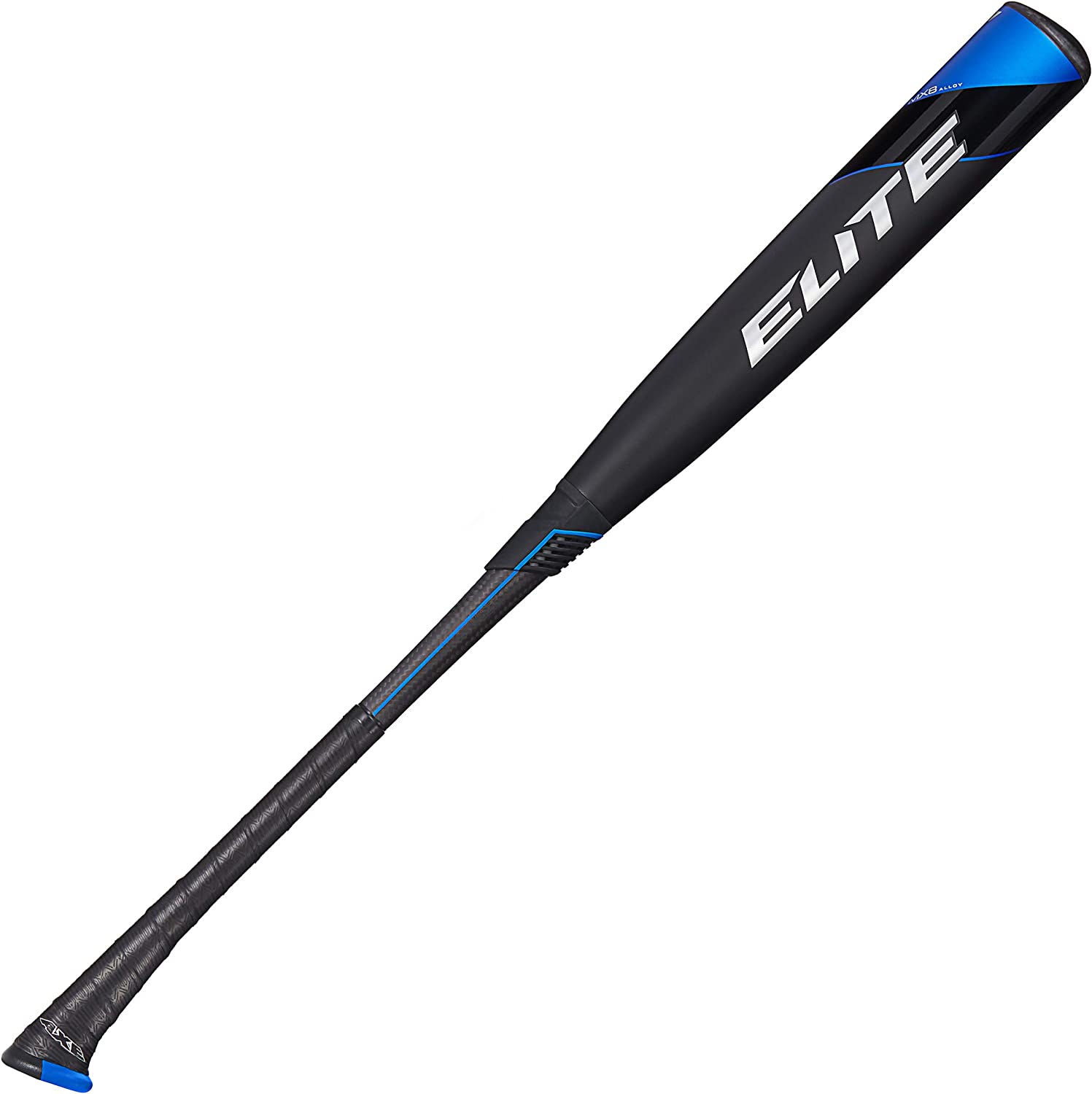 2021 New Axe Bat Elite BBCOR Baseball Bat - 2 Piece Hybrid Design in Black/Blue - Perfect for High School & College Baseball Players