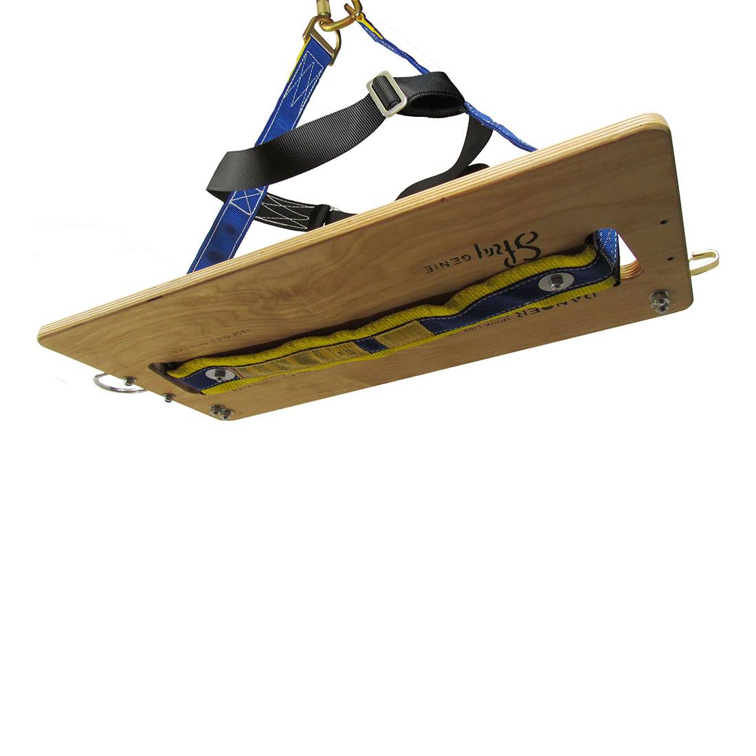 Sky Genie 2 Point Suspension Chair with Waist Harness - Professional Aerial Yoga Swing for Home & Studio - Perfect for Fitness, Relaxation and Anti-Gravity Workouts