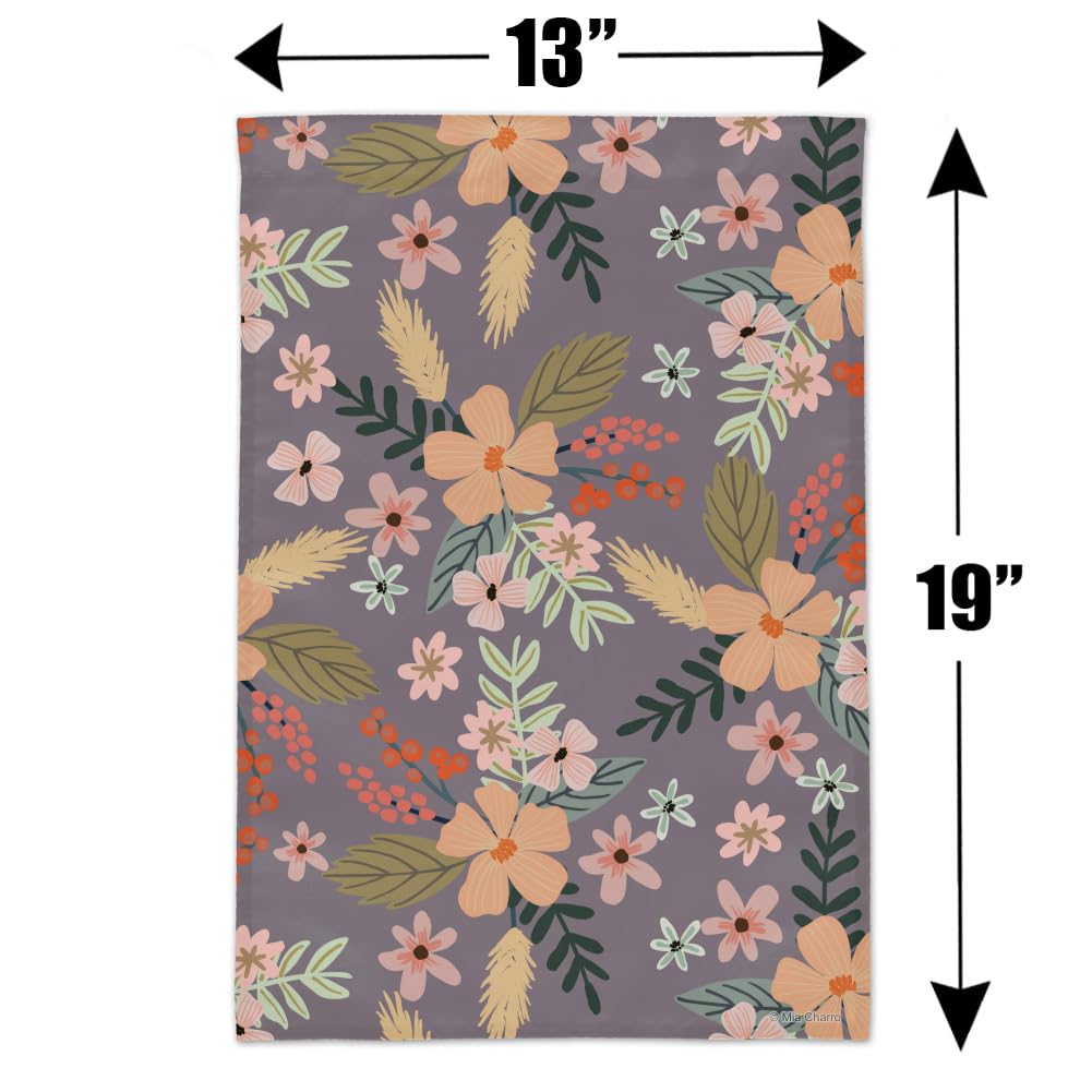 French Garden Flowers Outdoor Decorative Yard Flag - Perfect for Spring & Summer Garden Decor, Patio, Lawn, and Front Porch