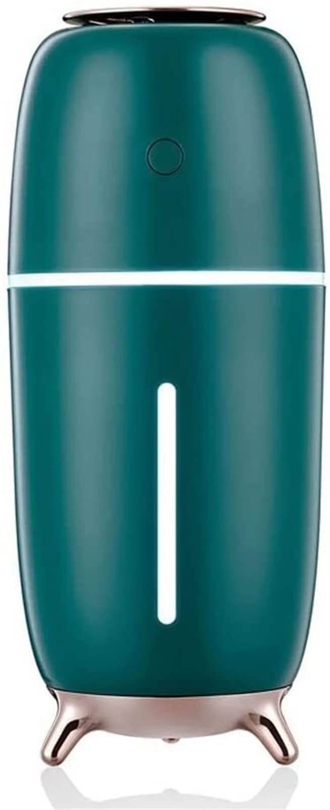 White Ultrasonic USB Mini Air Humidifier with Night Light - Portable Desktop Humidifier for Office, Home & Car - Air Purification for Dry Skin, Allergies & Better Sleep
