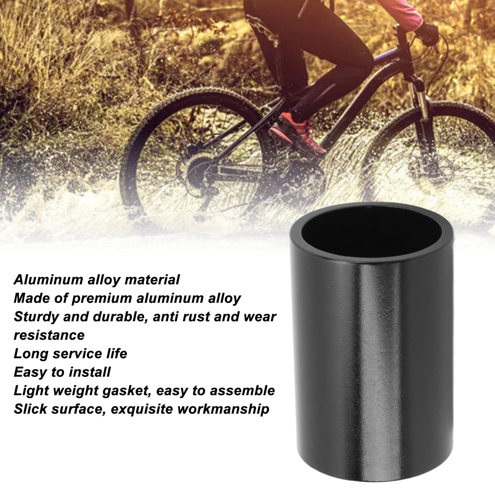 Niiyen 50mm Bike Headset Fork Spacers - Premium Front Fork Washer & Handlebar Stem Spacers for Mountain Bikes, Road Bikes - Perfect for Bike Maintenance, Repair & Customization