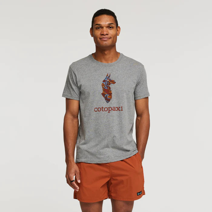 Organic Cotton Llama Graphic T-Shirt for Men - Soft & Comfortable Casual Tee - Perfect for Outdoor Adventures & Everyday Wear