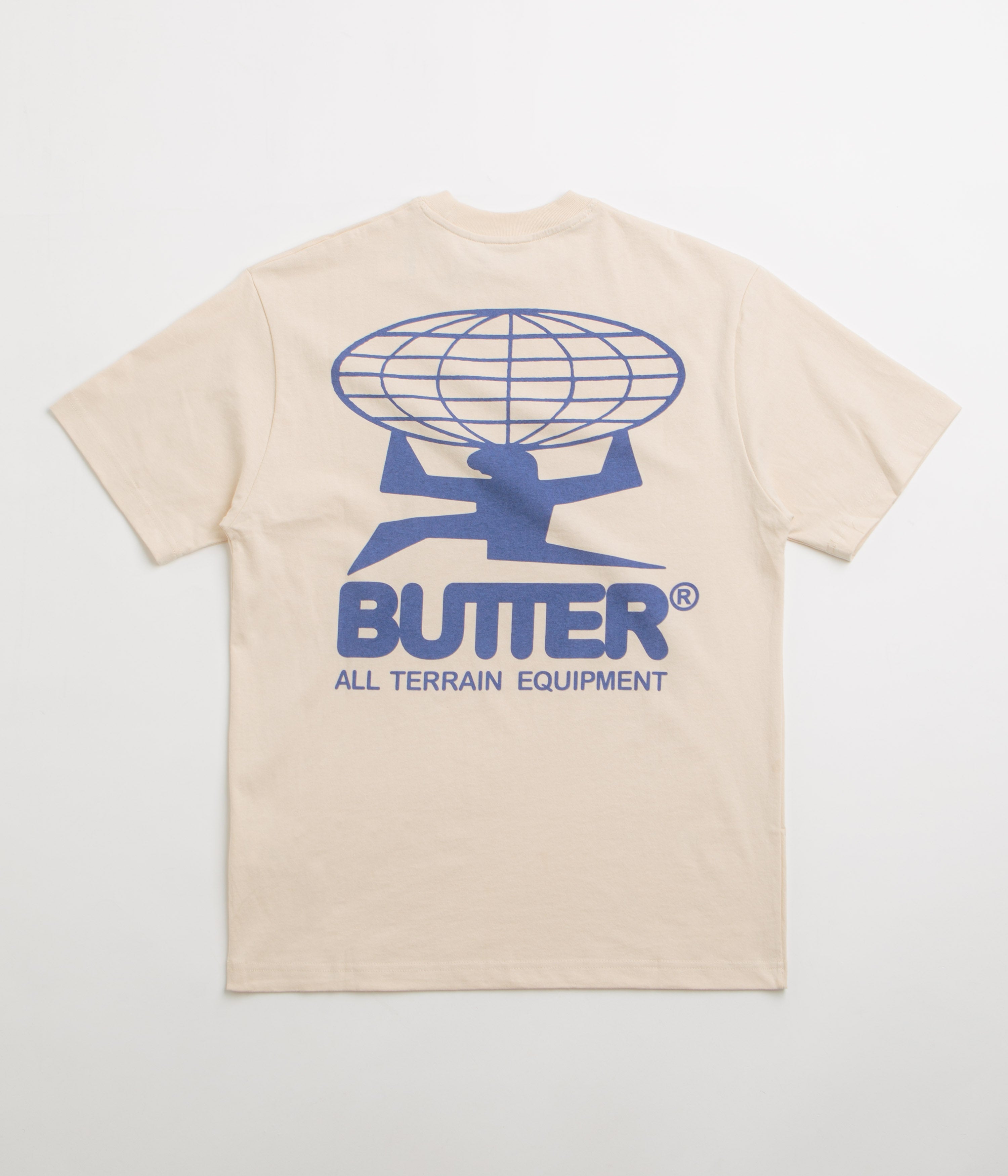 Butter Goods All Terrain T-Shirt for Men - 100% Cotton Comfortable Casual Tee - Perfect for Outdoor Adventures, Hiking & Everyday Wear