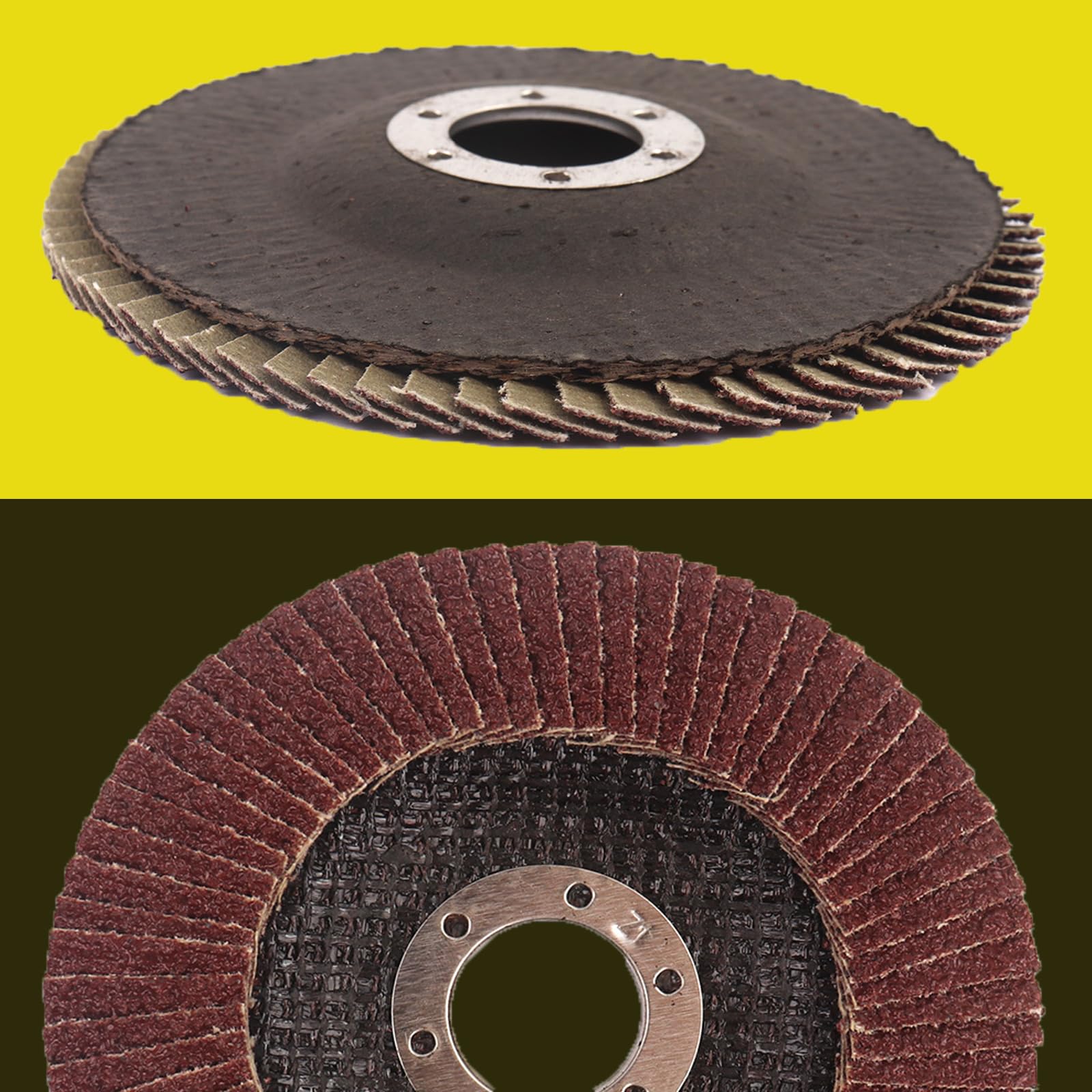 ATOPLEE 10-Pack 125mm Flap Discs for Angle Grinder - 40 Grit Abrasive Sanding Wheels for Metal, Wood & Paint Removal - Perfect for Grinding, Polishing & Surface Prep