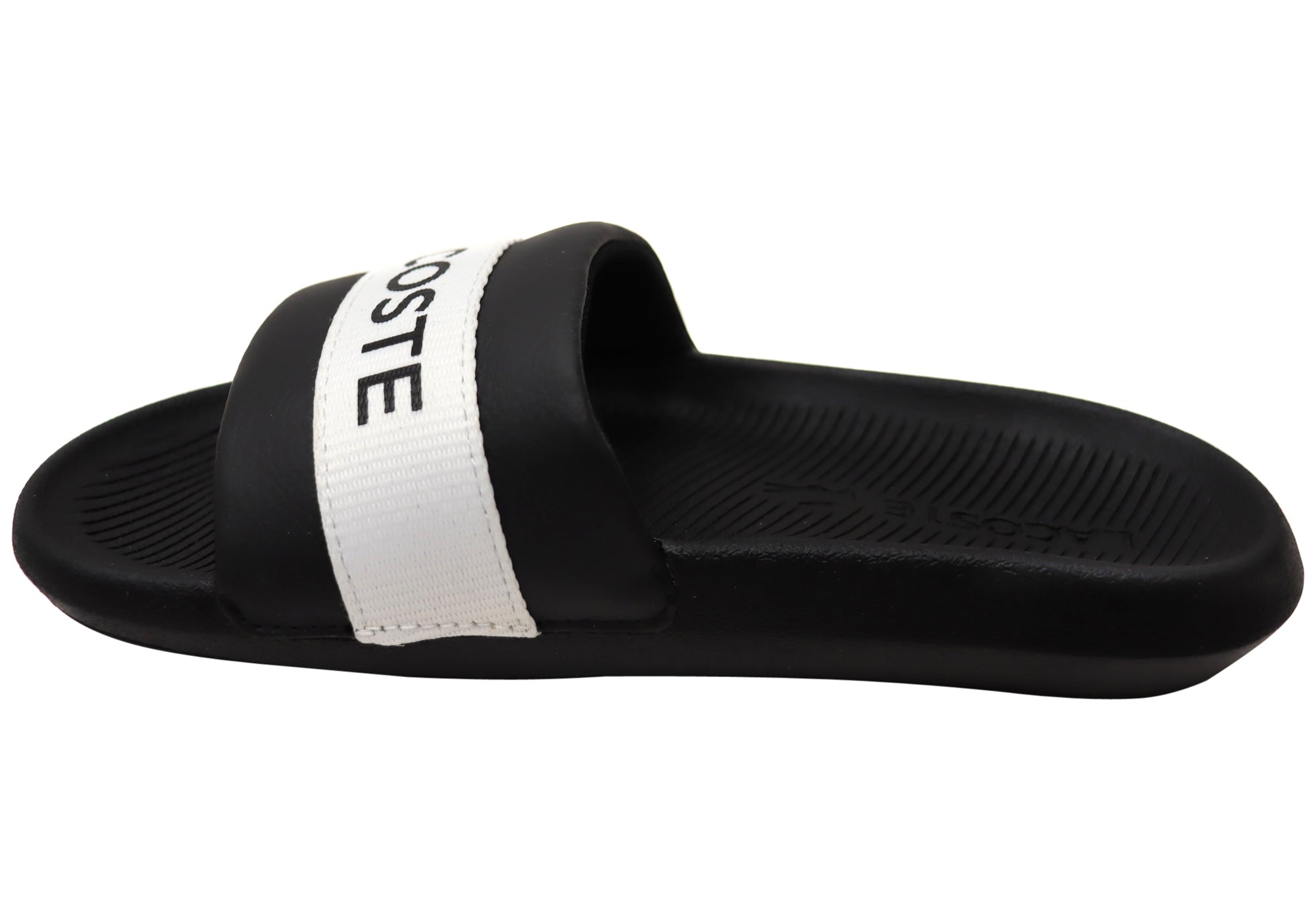Lacoste Women's Comfortable Croco Slide Sandals 0721 - Lightweight Summer Slides for Beach, Pool & Casual Wear