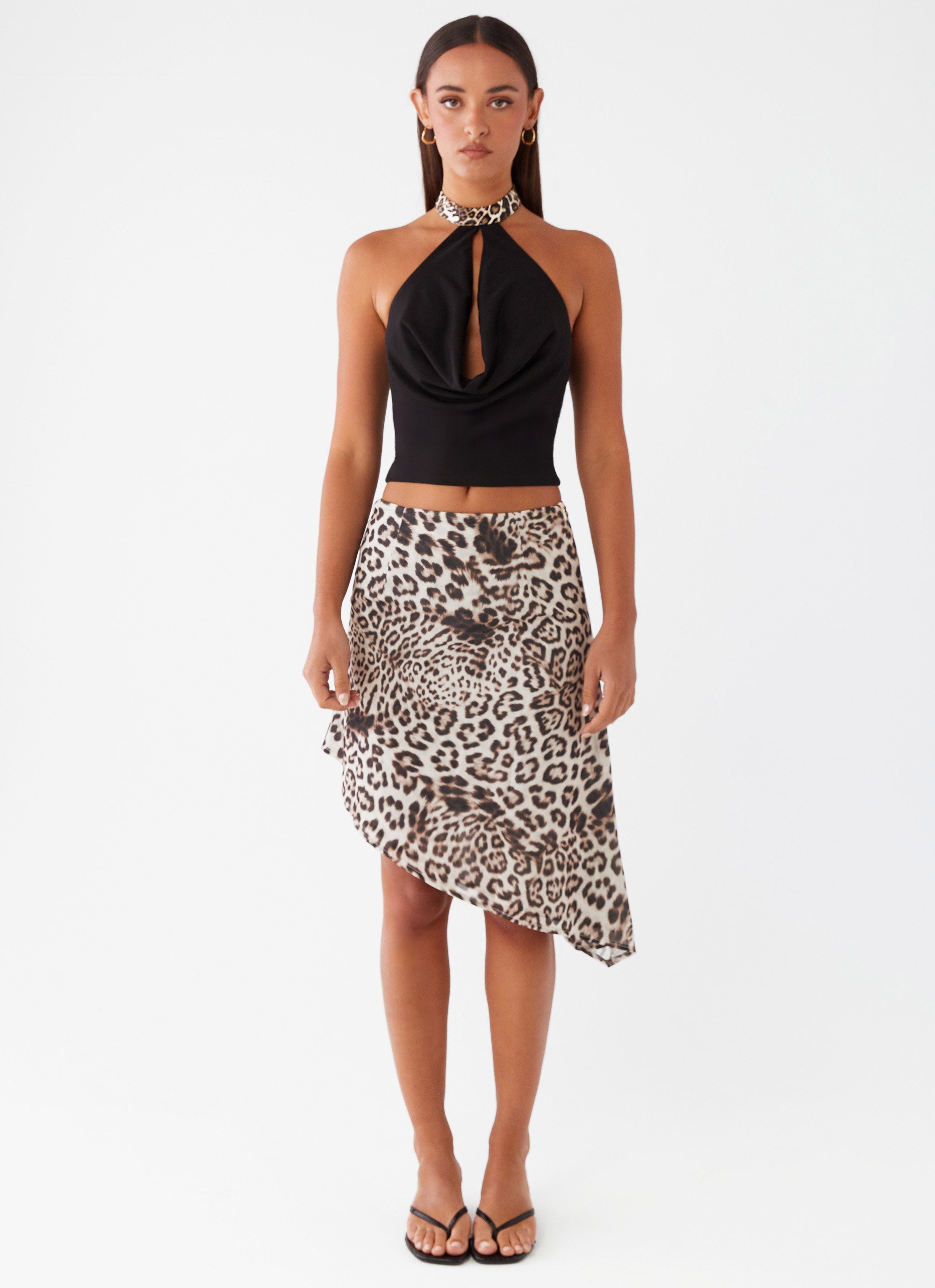 Stylish Cairo Halter Top for Women - Trendy Black Summer Crop Top | Perfect for Beach, Pool Party & Casual Outings