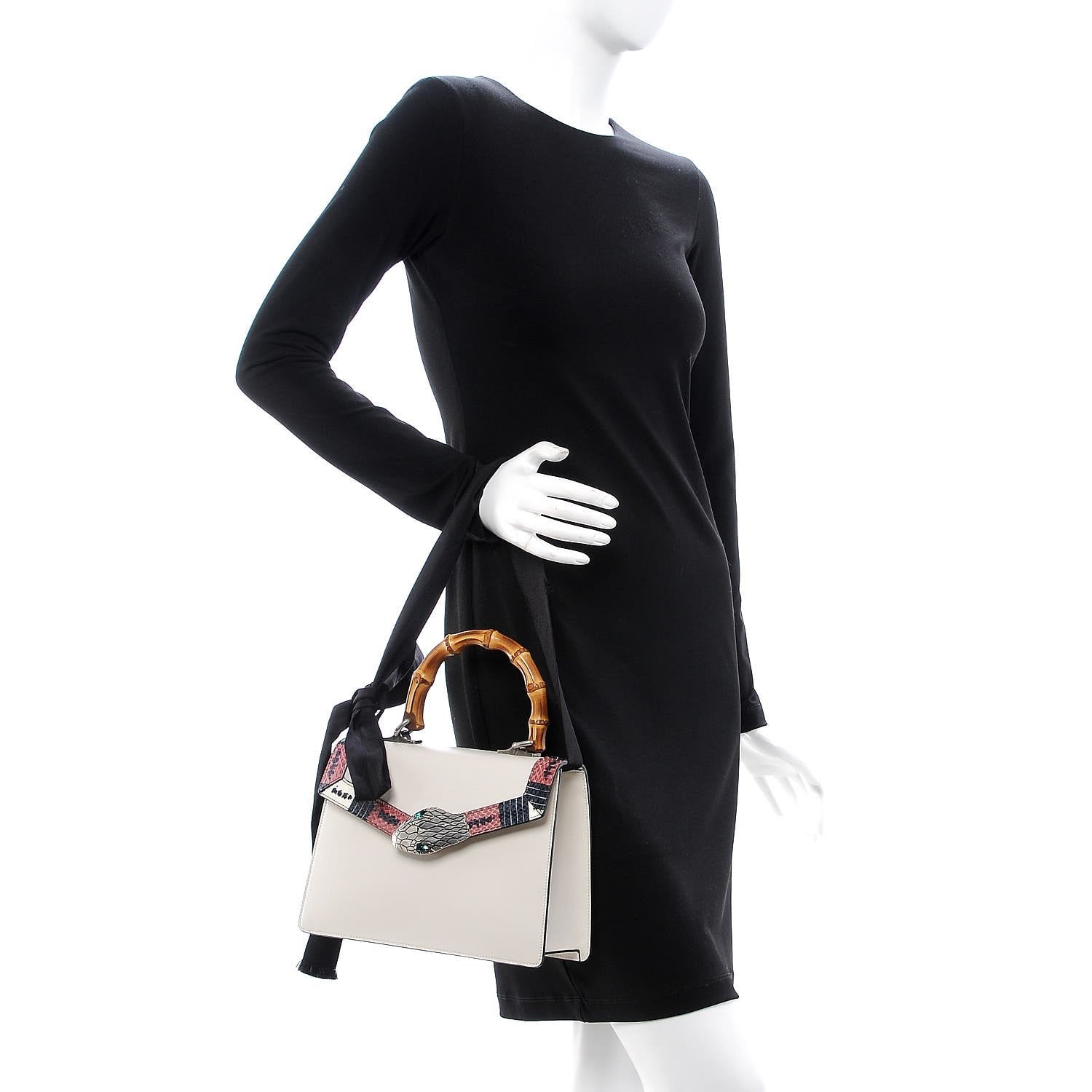Gucci Lilith Leather Top Handle Bag for Women - Black Luxury Designer Handbag for Work, Evening & Special Occasions