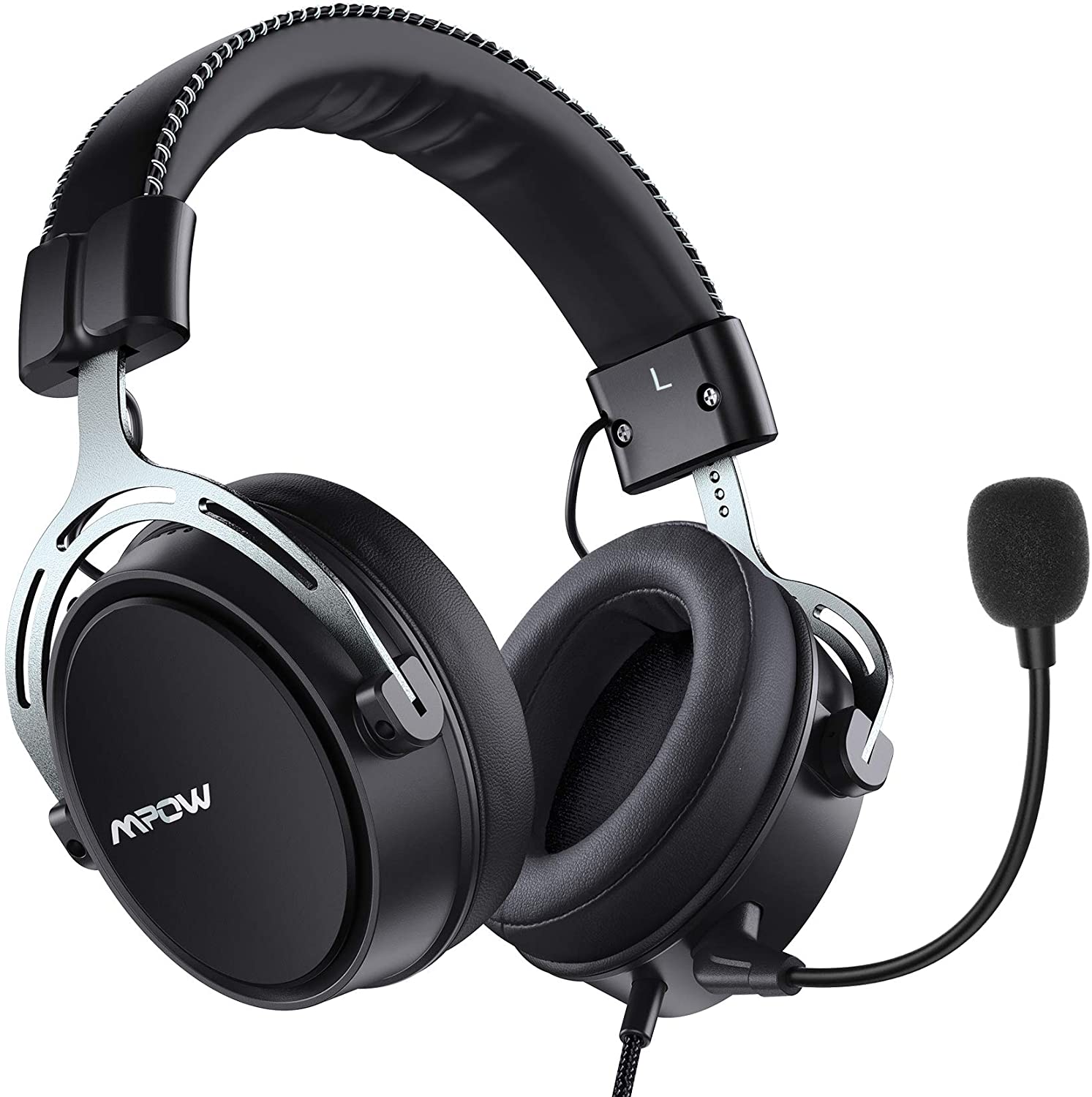 Mpow BH439 Air SE Wireless Gaming Headset with Microphone - Noise Cancelling, Comfortable Over-Ear Design for PC, PS4, Xbox, Nintendo Switch - Perfect for Online Gaming, Streaming & Work Calls