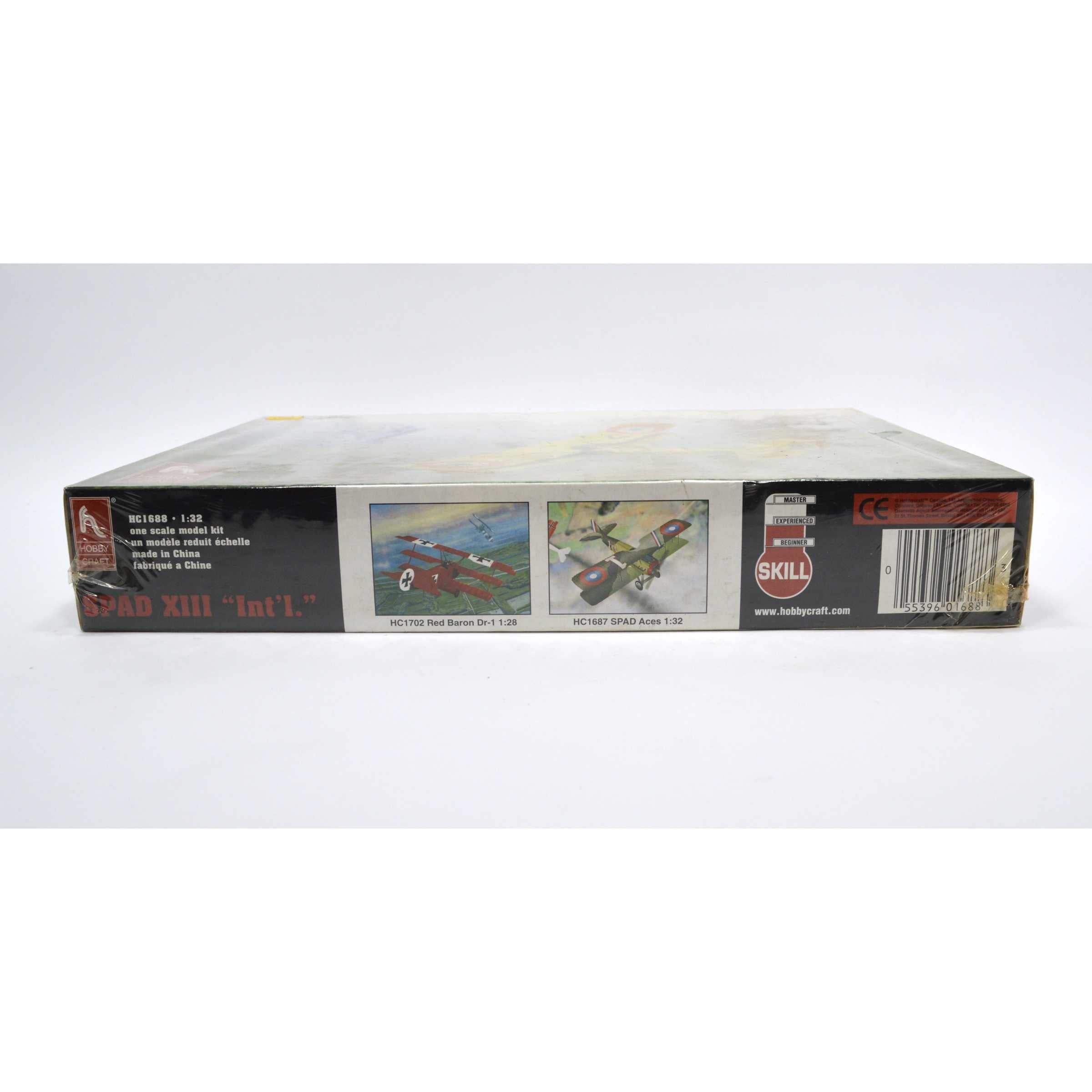 1:32 Scale HOBBY CRAFT SPAD XIII Airplane Model Kit HC1688 - WWI Fighter Aircraft for Collectors & Hobbyists - Perfect for Display, Gifts & Historical Reenactments