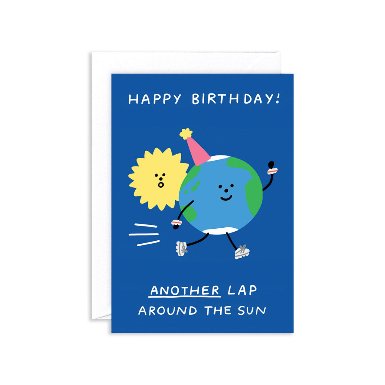 Another Lap Around the Sun Birthday Card - Funny Age Milestone Greeting Card for Friends & Family - Perfect for 30th, 40th, 50th Birthday Celebrations & Parties