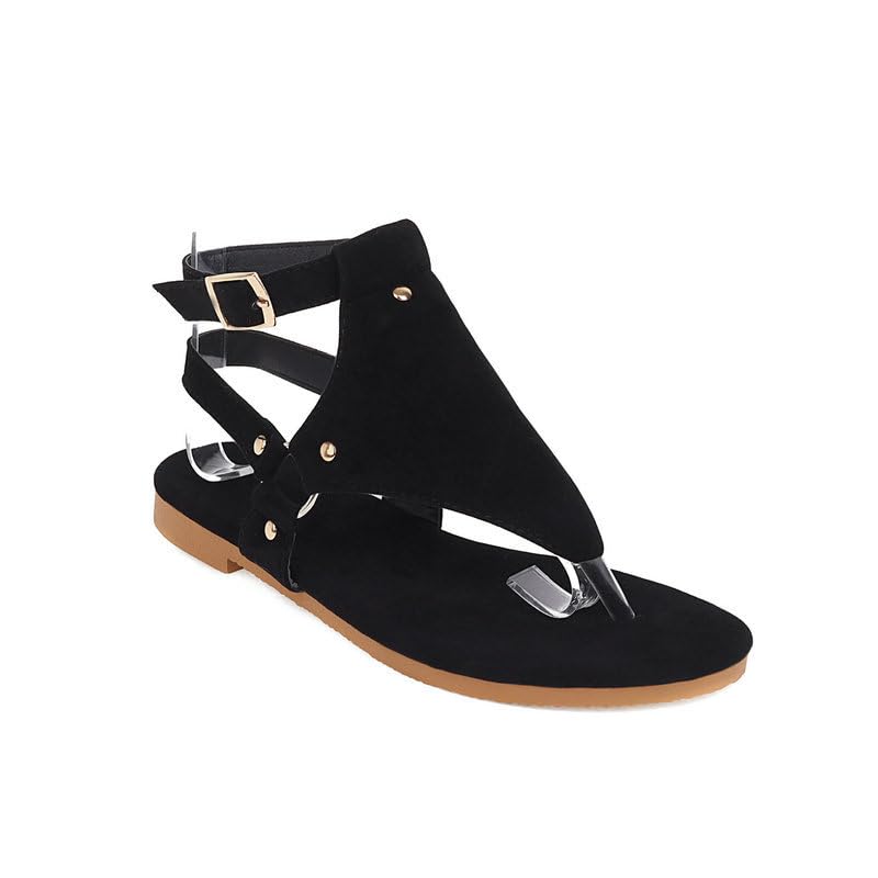 Lausiuoe Women's Dressy Summer Sandals - Comfortable Ankle Strap Flat Sandals for Casual Wear & Beach | Perfect for Vacation, Walking, and Outdoor Activities