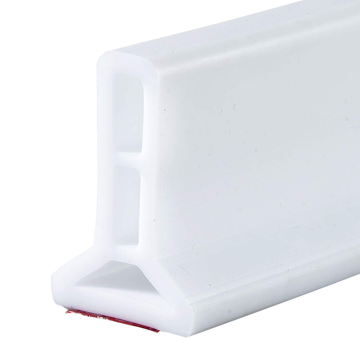 Collapsible Shower Threshold Water Dam - 8ft Adjustable Bathroom Water Stopper Barrier for Flood Prevention, Dry & Wet Separation - Ideal for Bathroom, Kitchen, Shower, and Home Use