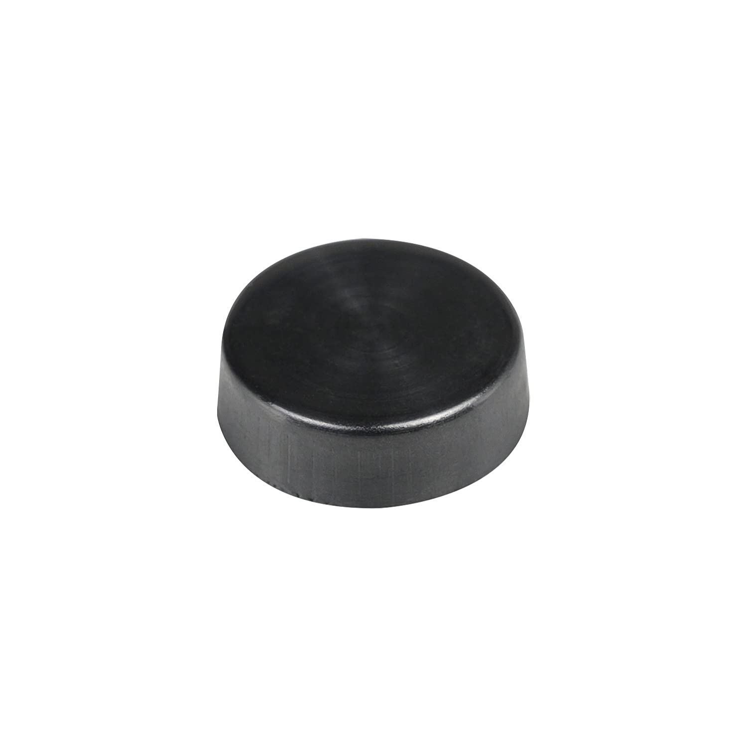 4PCS Stainless Steel Mirror Screw Caps - 16mm Decorative Cover Nails for Sign Holders, Advertising & Furniture (Brushed Black) - Perfect for Mirrors, Tea Tables, Wardrobes & Glass Furniture Hardware Fastening