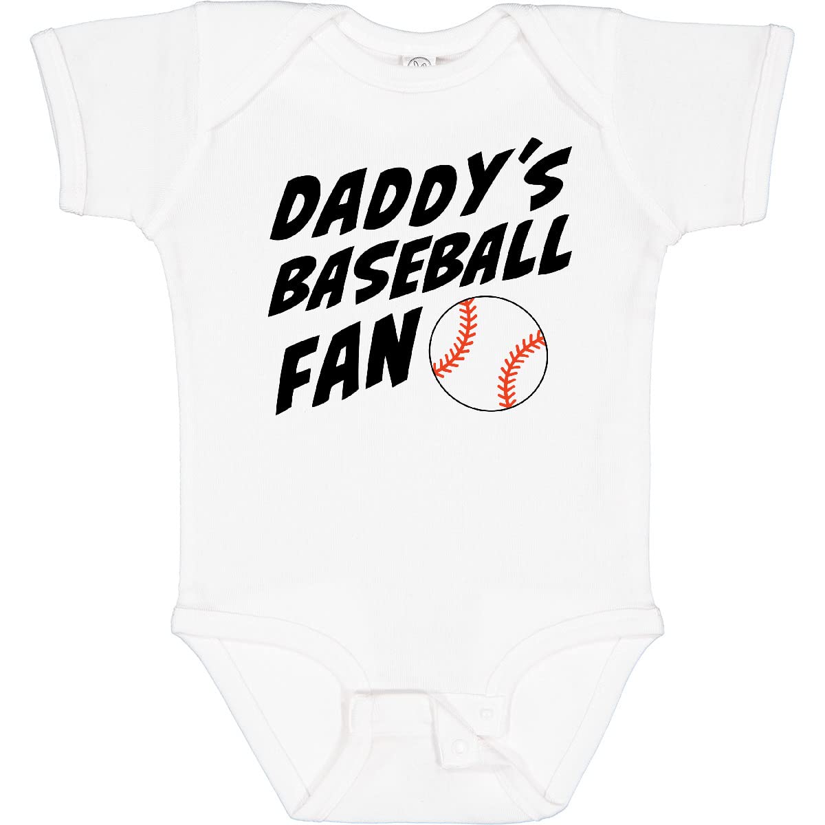 Inktastic Daddy's Baseball Fan Baby Bodysuit - Cute Baseball-Themed Onesie for Infants & Toddlers - Perfect for Game Day, Family Photos & Baseball Lovers