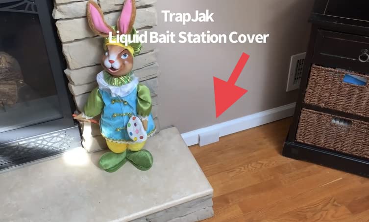 Reusable Liquid Ant Trap Covers - 3 Pack | Compatible with TERRO & Ortho Home Defense Baits | Indoor/Outdoor Ant Bait Station Protectors | Small Discreet Design for Kitchens, Gardens & Patios