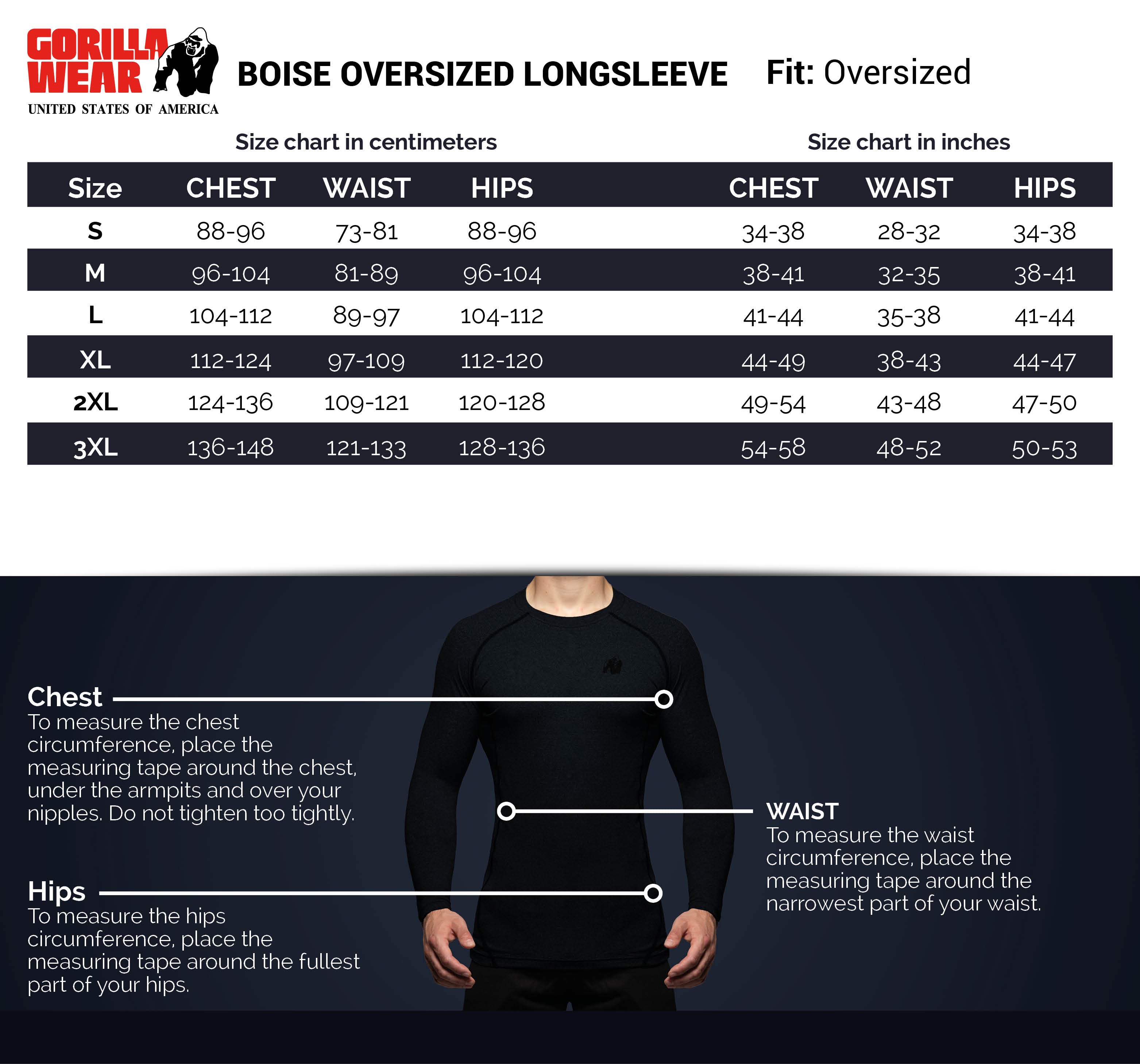 Boise Oversized Long Sleeve T-Shirt for Women - Soft Cotton Black Shirt | Casual Loungewear, Streetwear & Layering Essential